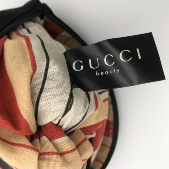 Gucci Converted Cosmetic Black Pouch Bag NEW - Picture 11 of 13